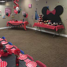 Mickey & Minnie Party Setup