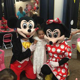 Mickey & Minnie with Child