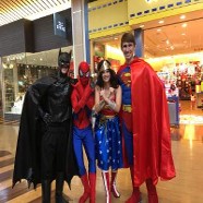 Batman, Spiderman, Wonder Woman and Superman