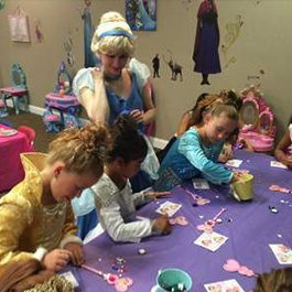 Cinderella Doing Arts & Crafts